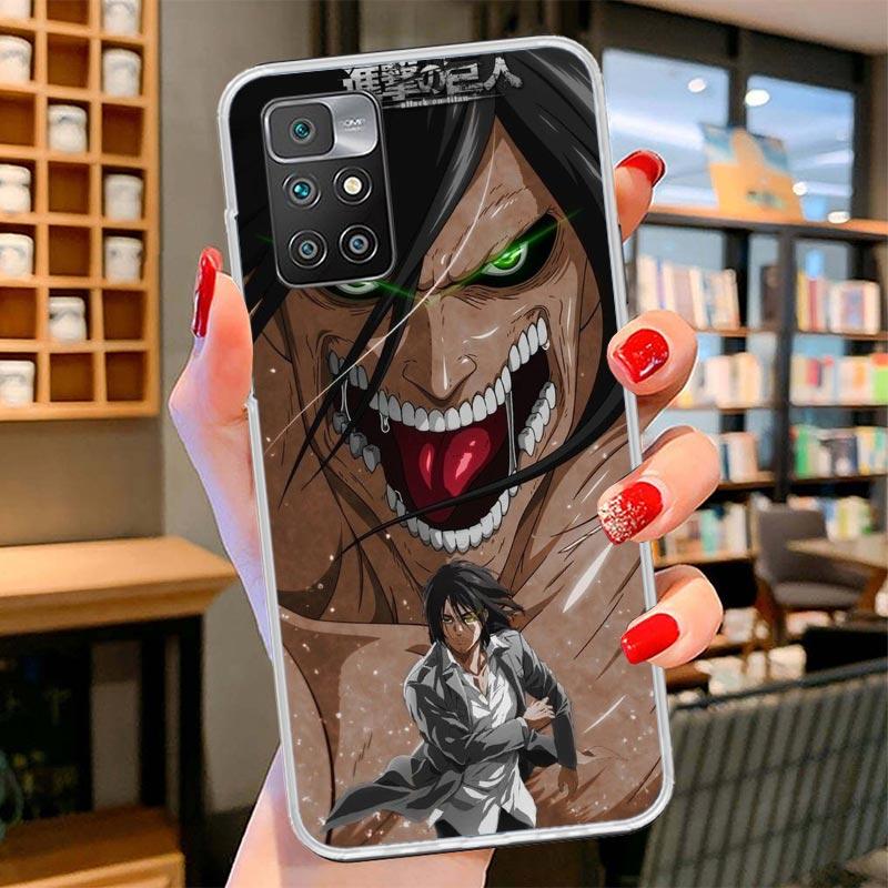 Attack Eren Cover Phone Case For Xiaomi Poco F7 Ultra X7 X6 X5 Pro M7 Redmi 15C 15 13C 13 12C 12 10C 10 9A 9C 9T 9 Shell Poco F7