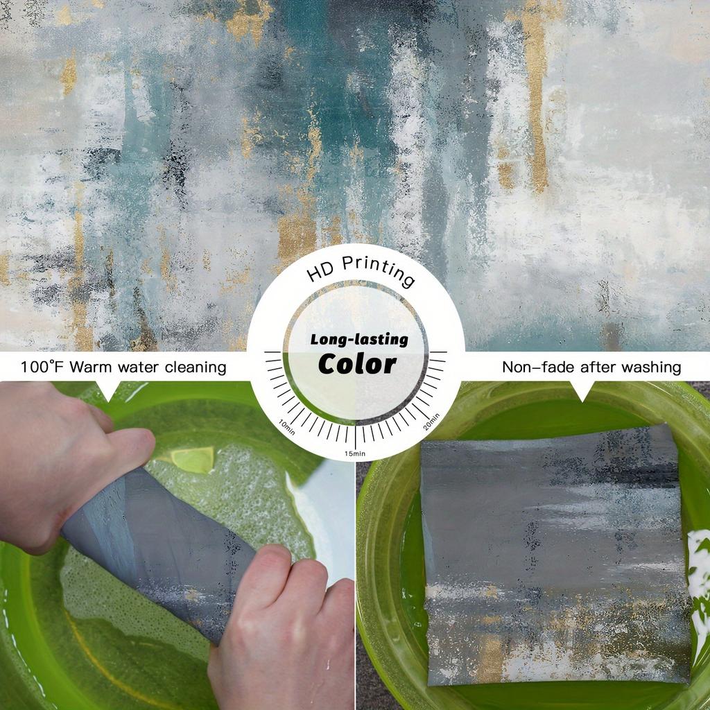 Elegant Abstract Art Waterproof Shower Curtain – Perfect For Adding A Modern And Sophisticated Touch To Your Bathroom Decor