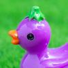 9 Pcs Funny Vegetable Duck Figurines Resin Tiny Duck Sculpture Cute Eggplant Pumpkin Onion Mini Duck Statue for Home Office Desktop Car Dashboard