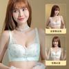 Summer thin hole cup bra cover gathered without steel ring lace adjustment type breathable