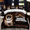 German Shepherd Duvet Cover King Queen 3D Lovely Dog Pattern Bedding Set For Kids Boys Girls Cute Pet Puppy Soft Comforter Cover