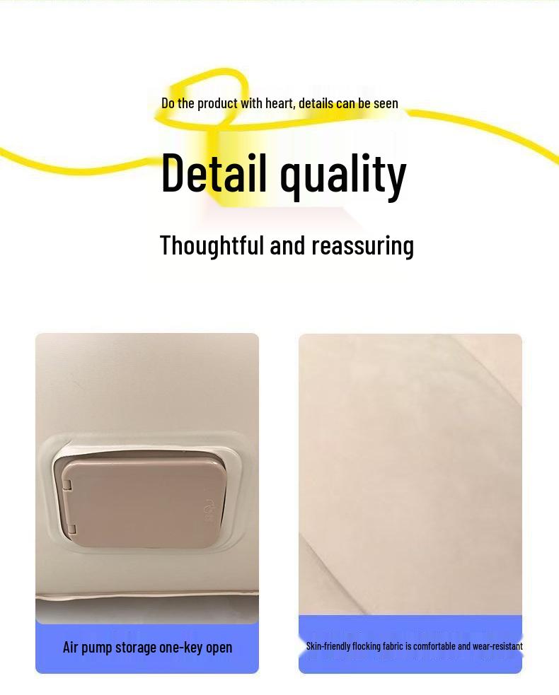 Automatic Inflatable Camping Sofa Bed with One-Button Inflation