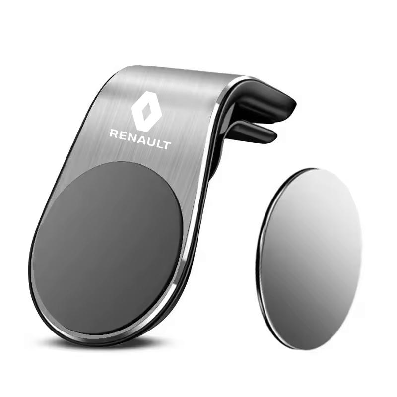 

2026 Hot For Renault Hub Caps Car Metal Magnet Phone Holder Car Interior Accessories For Renault Megane 2 3 4 Twingo Clio Talism