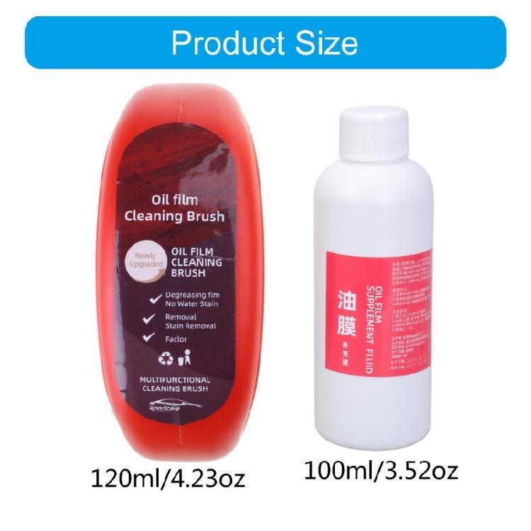 Glass Cleaning Board Car Glass Cleaner Brush Windshield Oil Film Remover Universal Auto Glass Coating Car Glass Sponge