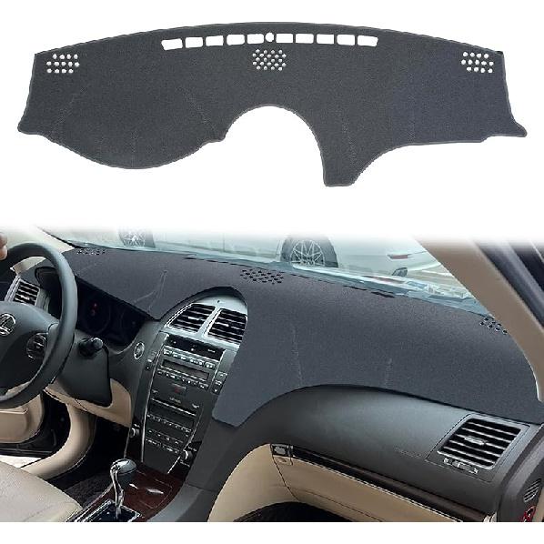 Dashboard Cover Dash Cover Mat Pad  Fit For Lexus ES350 2007 2008 2009 2010 2011 2012(Charcoal Gray)
