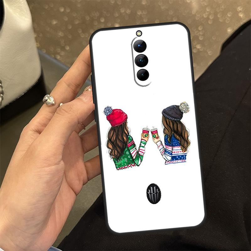 Beste Freunde BFF Passendes Case Für ZTE Nubia Red Magic 10 9 8 8S 9S 10S Pro Plus 6 7 6S 7S Pro RedMagic 10 Air Hülle