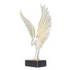 Eagle Abstract Figurine Decorative Resin Geometric   Animal Wing Sculpture Ornament for   Living Room
