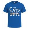 The Cats Abbey Road Shirt Funny Cat Lovers Men's T Shirt Funny Party Shirt Top