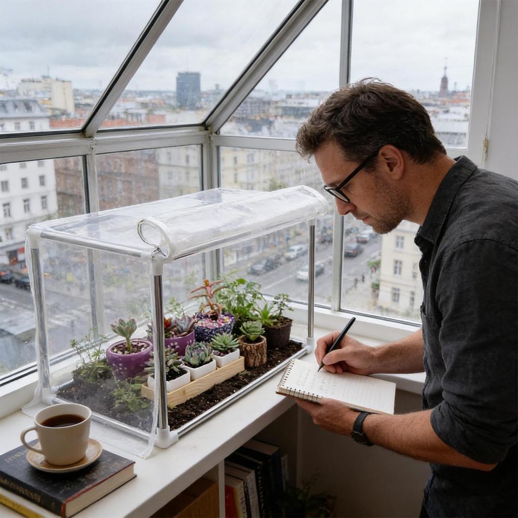 Mini Greenhouse Garden Nursery Plant Cover Portable Green House Kit Clear Tent for Plants Outside Backyard Vegetables Flowers