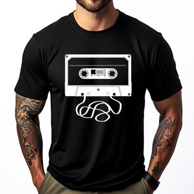 Couple Diy Halloween Costume Cassette And Pencil 80s Oversized T Shirt Luxury Clothes Mens Gifts Printed
