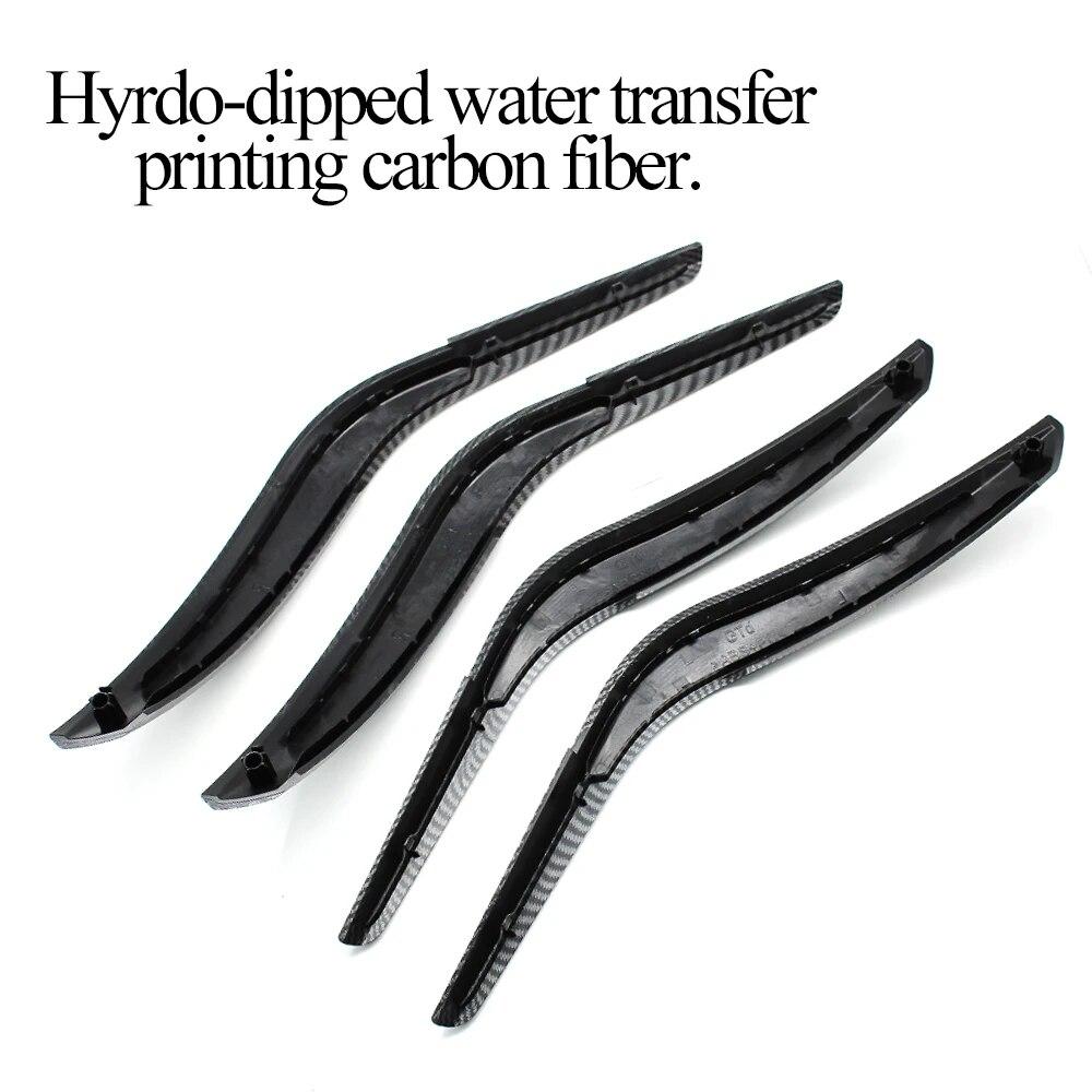 Car Black Beige Silver Carbon Left Right Inner Door Handle Cover Pull Outer Panel Trim Replacement For BMW X1 E84 2010-2016
