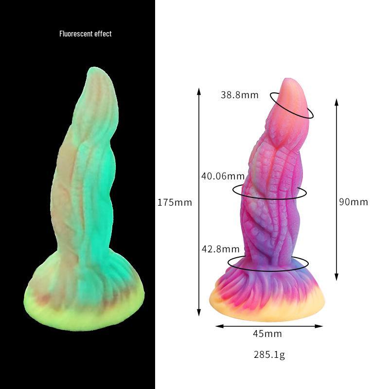 Thousand Hundred Fun Silicone Dildo - Female Erotic Toy for Anal Insertion & Masturbation