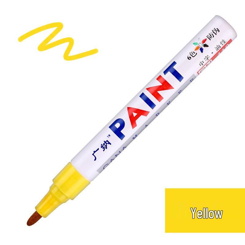 Guangna Waterproof Oil-Based Paint Pen for Stone, Metal, and Tire Touch-Ups