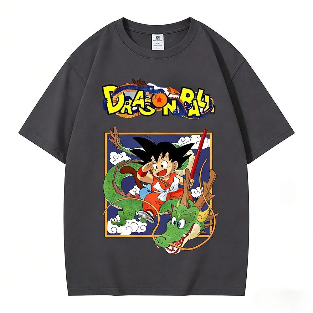 Dragon Ball Goku Anime Print Tops 2026 Summer New T-shirt Unisex Dragon Ball Sports Men and women T-shirt Fashion Streetwear