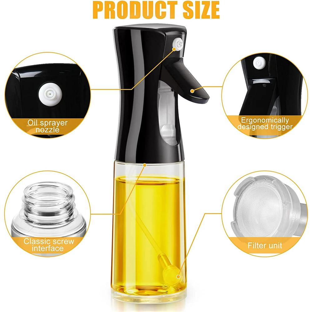 Oil Spray for Kitchen,Oil Olive Oil Spray Salad Oil Dispenser for Oil and Vinegar Sprayer,Air Fryer Spray Bottle,Oil Bottles