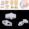 FS 2 Pcs Soft Silicone Toe Straightener Separator Bunion Corrector Pain Relief Caring
