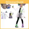 Halloween Mad Scientist Costume For Kids High Quality Cosplay Set For Boys And Girls