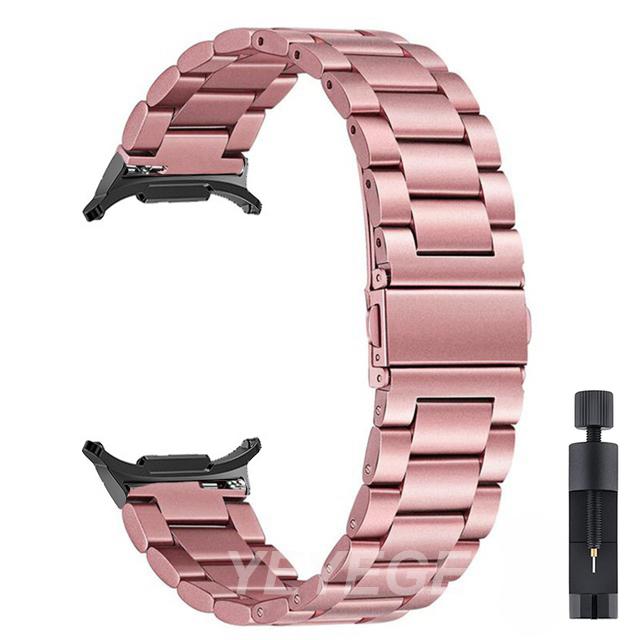 Metal Strap For Samsung Galaxy Watch Ultra LTE 47mm Band Stainless Steel Strap For Samsung Watch 7 44mm 40mm Wristband Correa