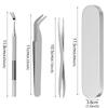 1Set Tick Removal Tool Professional Tick Removal Tweezers Used for Removing Tool Professional Tick Tweezers Dog Dog Accessories