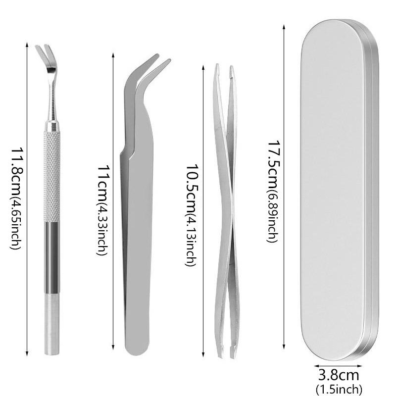 1Set Tick Removal Tool Professional Tick Removal Tweezers Used for Removing Tool Professional Tick Tweezers Dog Dog Accessories