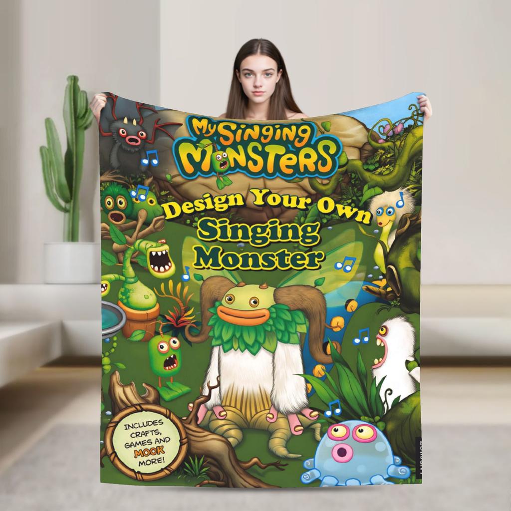 My Singing Monsters Blankets Winter  Soft Throw Blanket For Adults Chair Sofa Bed Flannel Bedspread Bed Cover