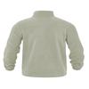 Men's Fleece-Lined Outdoor Jacket With Zipper And Long Sleeves