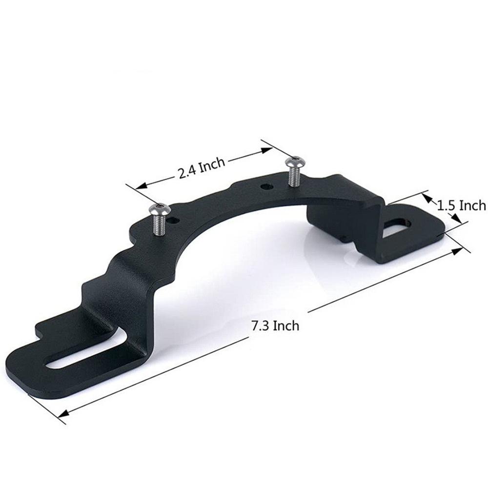 2X 4" Led Fog Light Hidden Mount Brackets For Jeep Wrangler Jk 13-17 10Th Bumper