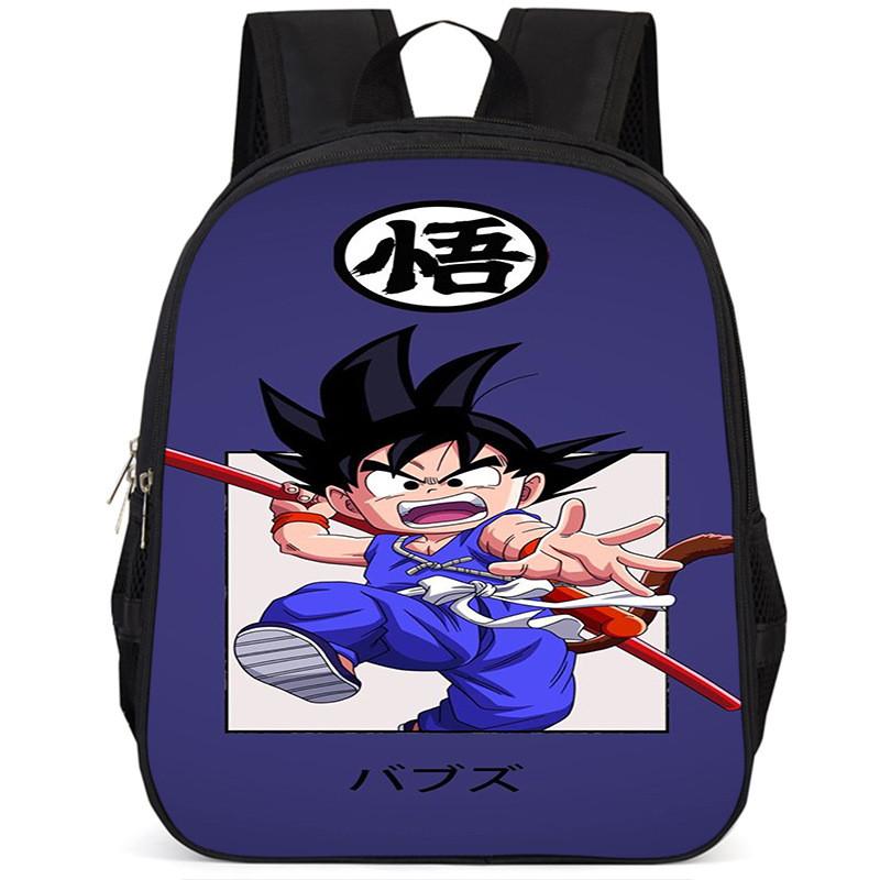 Durable Oxford Cloth Dragon Ball Backpack For Boys And Girls 15-inch Capacity