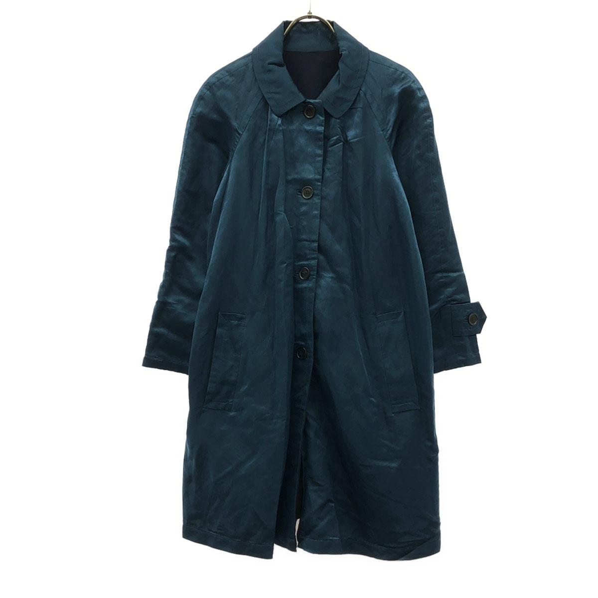 

MARC BY MARC JACOBS reversible Stainless collar coat Blue x navy Women Used