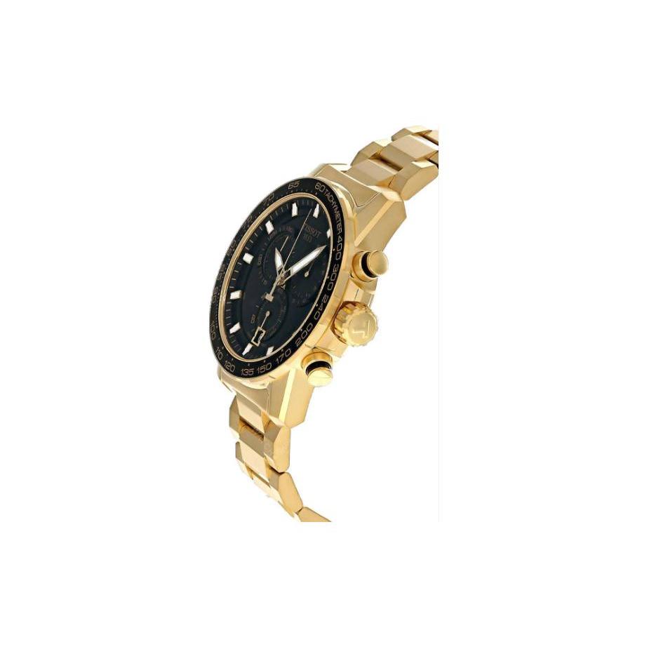 TISSOT Daring Collection Quartz Movement 100m Water Resistance Unisex Watch 45.5mm Black Dial T125.617.33.051.01