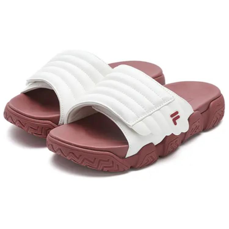 FILA Fusion Buster Slippers Women slippers White Brown T12W421503FSC