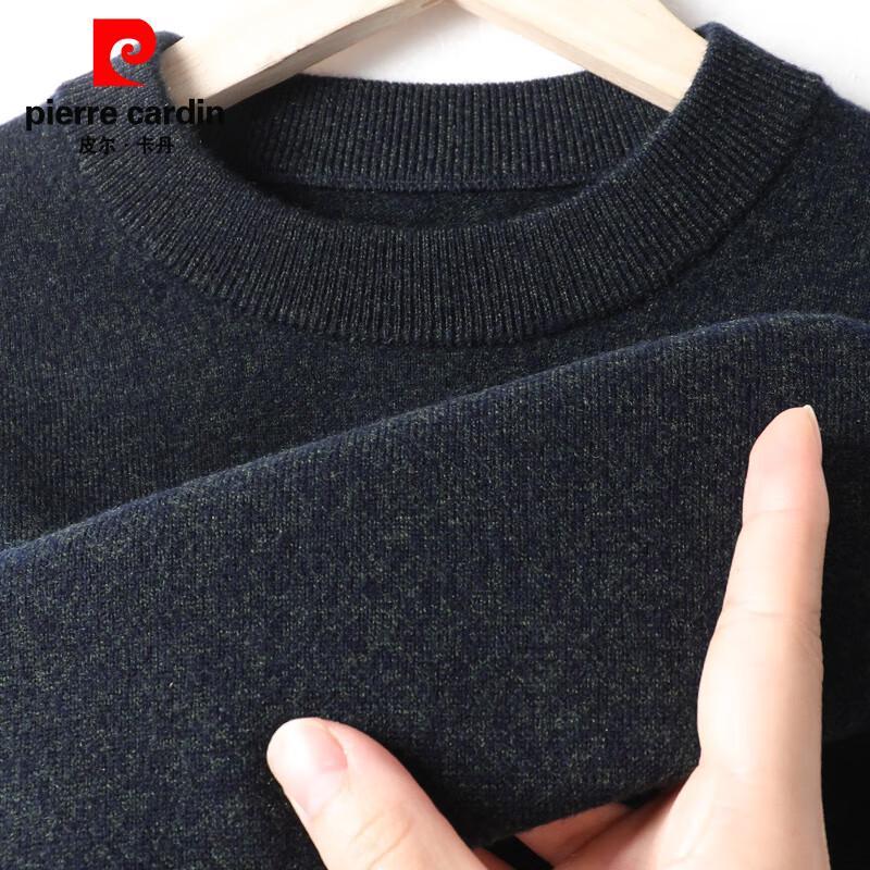 

Мужской свитер Pierre Cardin из 100% чистой шерсти, однотонный, с полувысоким воротником 2XL
