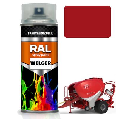 WELGER Red Gloss Acrylic Spray Paint for Agricultural Machinery