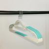 Non-Slip, Non-Marking Drying Rack Hangers - 80 Pack, Short-Neck, Anti-Shoulder Angle Hangers for Clothing