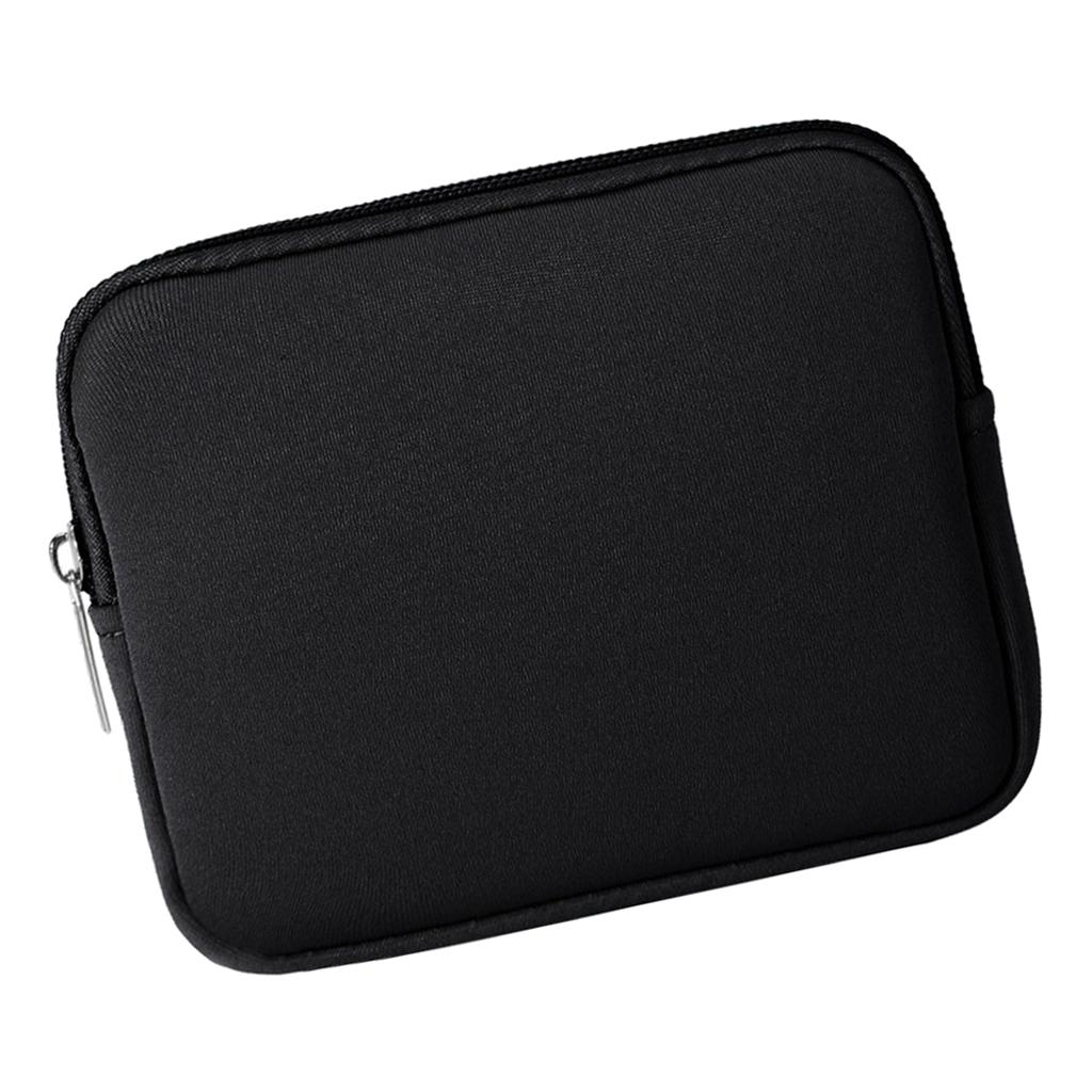 Nylon Electronic Bag Organizer for Headphones, Phone Cables, USB Cables , Black, 16x13x1.5cm