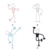 Funny Sportsman Night Light Enjoy Flexible Inverted And Suspended Athlete Designs Changeable Shape