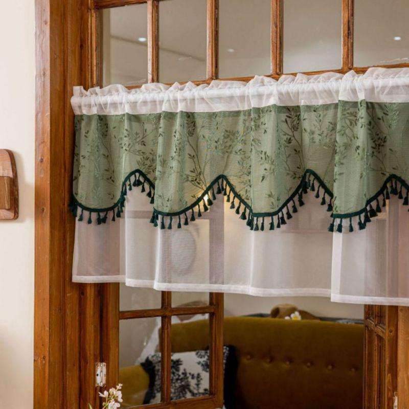 Tassel Lace Curtains Decorative Curtains Coffee Shop Curtains