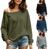 Women's Casual Color Sweatshirt for Everyday Wear