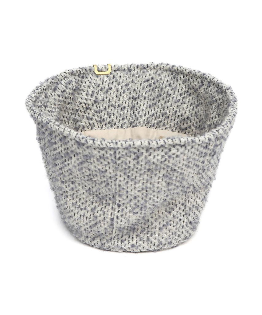 Eondeokeonteulolseutyudio Boucle Winter Bucket Hat Stand Bucket / Dot Boucle / Ivory