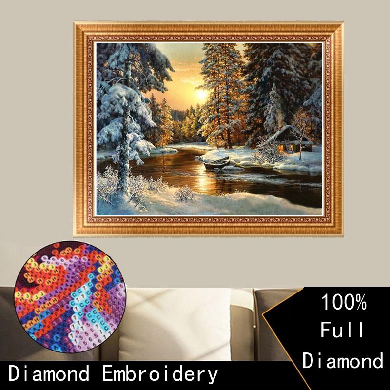 30x25CM Burghiu complet 5D DIY Diamond Dots Pictură fără cadru Decor pentru casa