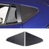 Carbon Fiber Rear Window Louver Shutter Trim Sticker For Subaru Crosstrek 23-24