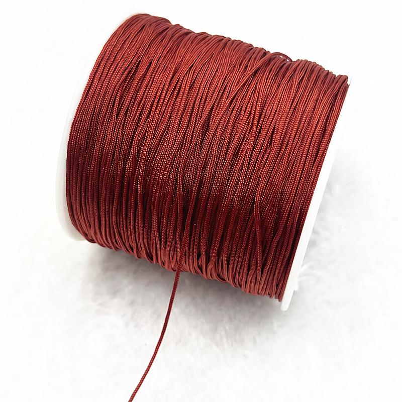 5yards 1.5mm Nylon Cord Thread Chinese Knot Macrame Cord Bracelet Braided String DIY Tassels Beading Shamballa Thread