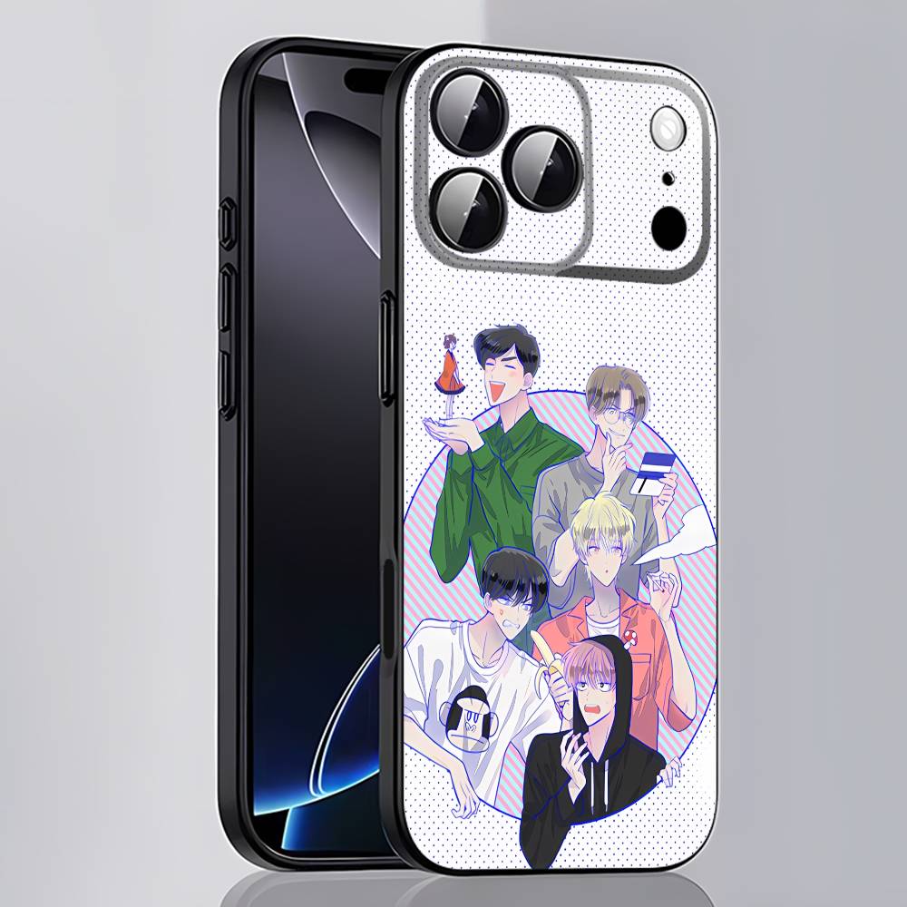 T-Tamon C-Comics Kun Ima Docchi  For iPhone 17,16,15,14,13,12,11,Pro,Max,Plus,E,SE4,Air,Mini Black Phone Case Cover