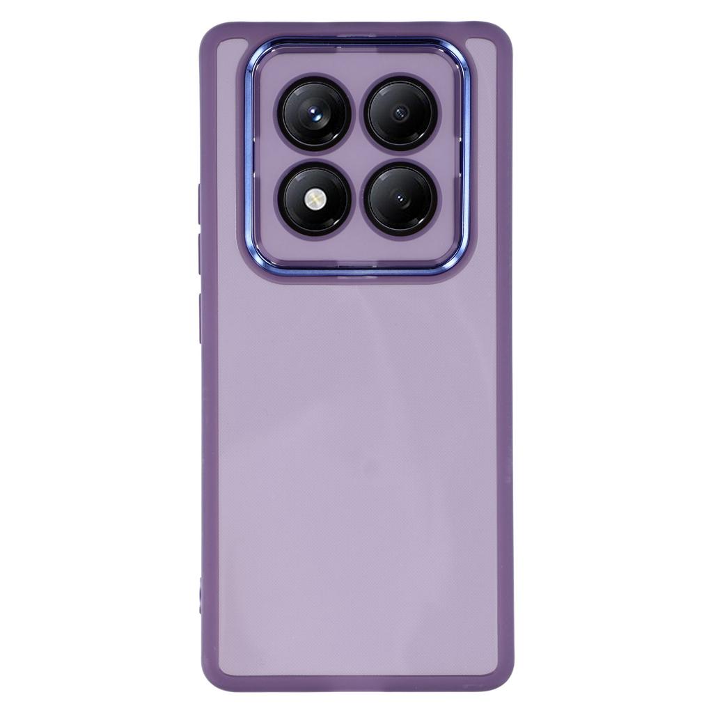 For Xiaomi Redmi Note 14 Pro 4G Case Electroplated Camera Frame TPU Phone Cover