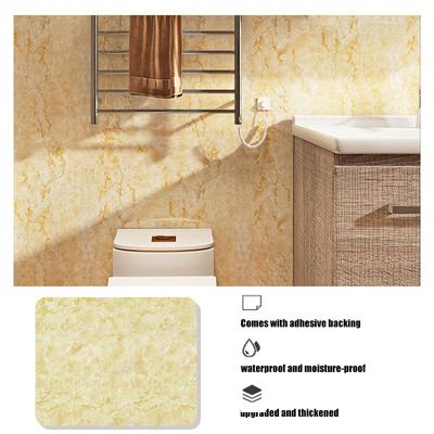 Papel de Parede Impermeável de Mármore 40cm Papel de Parede Reformado Autoadesivo Adesivos de Parede para Armário Cozinha Adesivos Resistentes a Óleo