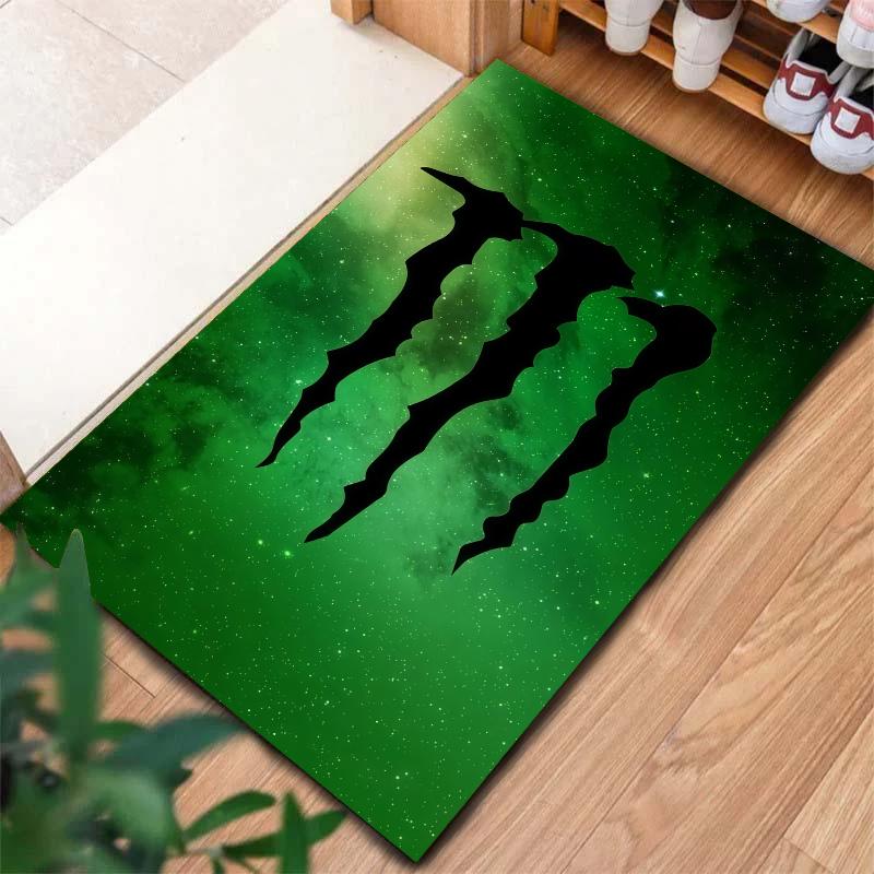 Monster Energy Carpet Rug for Living Room Bedroom Home Sofa Decoration,Kids play Nonslip Floor Mat