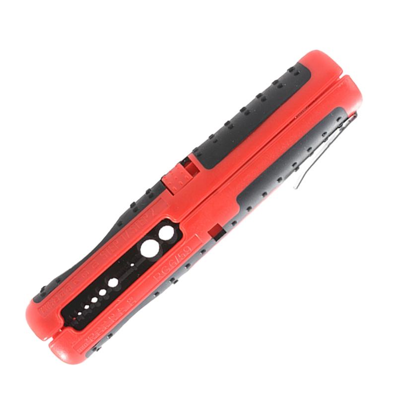 AD23-1PCS Wire Stripper Multi-Function Portable Pen Stripper, Network Cable, Wire, Coaxial Cable, Wire Cutter,10-20AWG