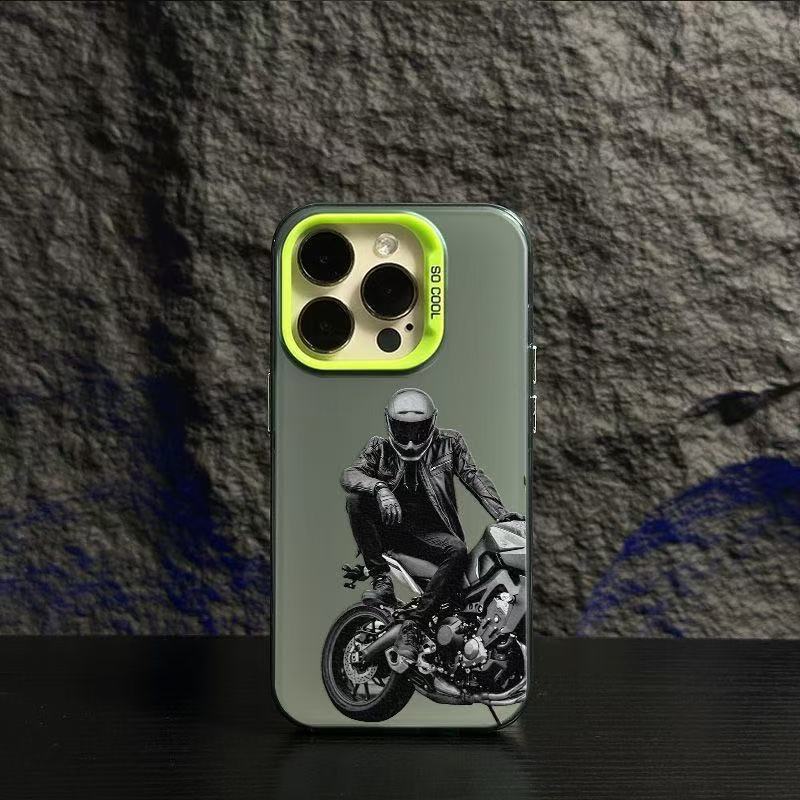 The new European and American locomotives are suitable for iphone17 mobile phone case Apple 15promax/14/13pro12 personality 11E