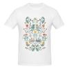 Swedish Folk Cats Lengthening Tshirt Urban Casual Soft Tones Tees
