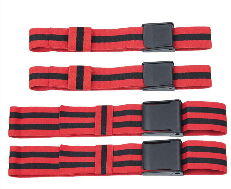 BFR Fitness Occlusion Bands Weight Bodybuilding Blood Flow Restriction Bands Arm Leg Wraps Fast Muscle Growth Gym Equipment nylon красный